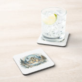 Snowy Cottage Glow Scene コースター (右側)