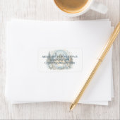 Snowy Cottage Glow Scene ラベル (インサイチュ)