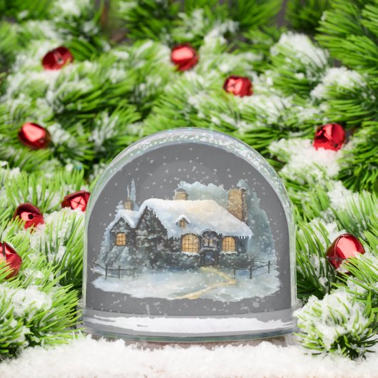 Snowy Cottage Winter Scenenery Vintage Cozy  (クリスマス)