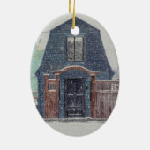 Snowy Day セラミックオーナメント (裏面)