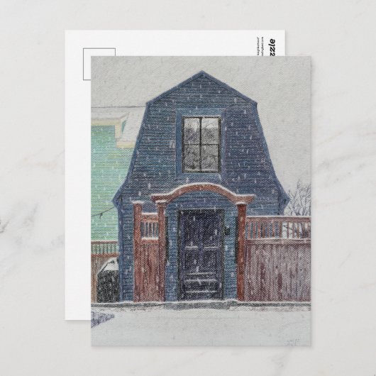 Snowy Day ポストカード (正面/裏面)