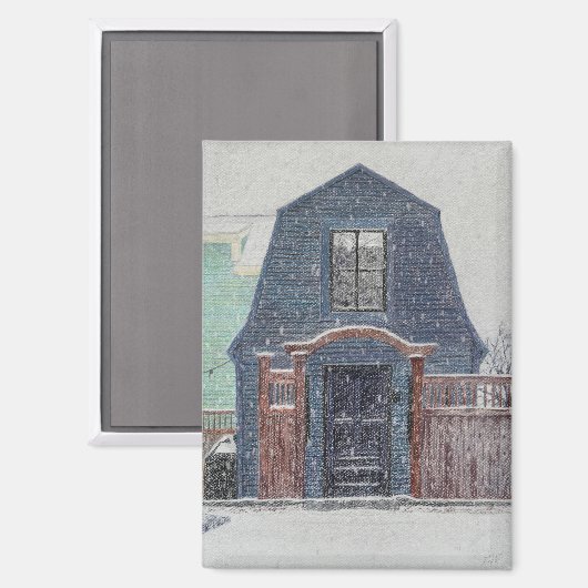 Snowy Day マグネット (正面/裏面)