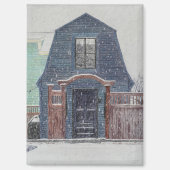 Snowy Day マグネット (正面)