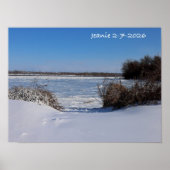 Snowy Delaware River ポスター (正面)