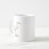 Snowy Egret – カリフォルニアの鳥 コーヒーマグカップ (正面左)