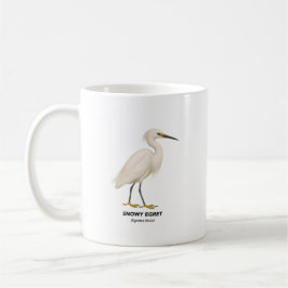 Snowy Egret – カリフォルニアの鳥 コーヒーマグカップ
