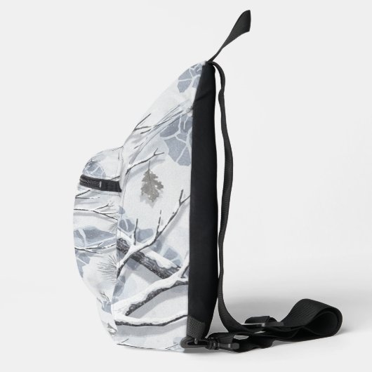 Snowy Environments Camouflage  スリングバッグ (右)