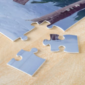 Snowy Escape | Winter Forest Watercolor Painting ジグソーパズル (側面)