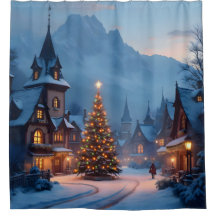 Snowy Eve In The Square -