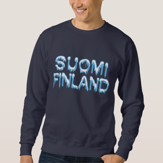 Snowy Finlandシャツ – 選択スタイル&カラー スウェットシャツ (正面)