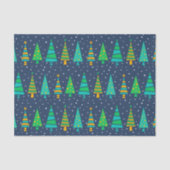 Snowy Fir Trees Tissue Paper 薄葉紙 (正面)