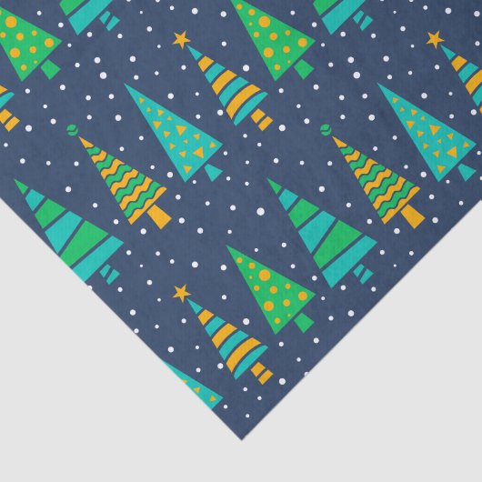 Snowy Fir Trees Tissue Paper 薄葉紙 (詳細)