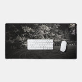 Snowy Forest at Night デスクマット (キーボード&マウス)