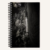 Snowy Forest at Night ノートブック (正面)