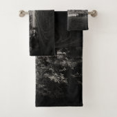 Snowy Forest at Night バスタオルセット (インサイチュ)