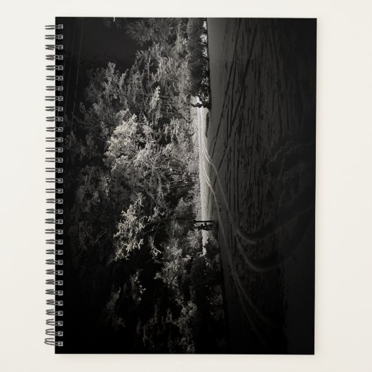 Snowy Forest at Night Planner プランナー手帳 (正面)