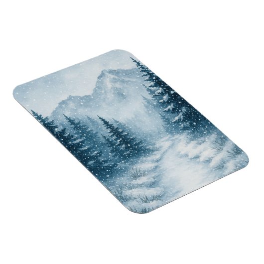 Snowy Forest Christmas Magnetic  マグネット (右側)