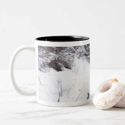 Snowy Forest Mug ツートーンマグカップ (ドーナツ)