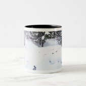 Snowy Forest Mug ツートーンマグカップ (中央)