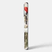 Snowy Forest Winter Woodland Christmas Bunny Bird Case-Mate iPhoneケース (裏面 / 左)