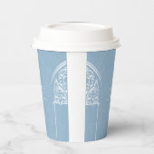 Snowy Gothic Winter Fairytale Script Christmas 紙コップ (左)