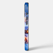 Snowy Hills Whimsical Christmas Village Case-Mate iPhoneケース (裏面 / 左)