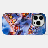 Snowy Hills Whimsical Christmas Village Case-Mate iPhoneケース (裏面 (横))