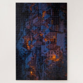 Snowy Houses scenic ジグソーパズル (縦)