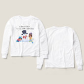 Snowy Meadow Snowman Kids (デザイン 正面＆背面)