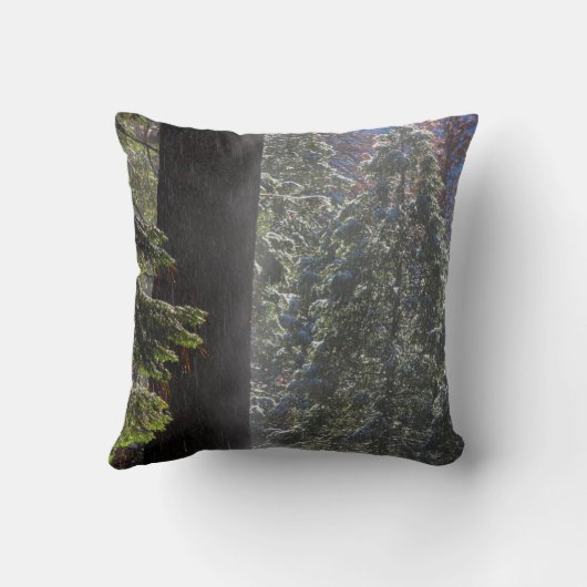 Snowy Mist in the Forest クッション (裏面)