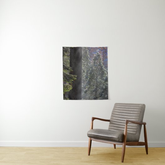 Snowy Mist in the Forest タペストリー (インサイチュ)