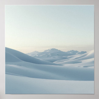 Snowy Mountain Calm ポスター
