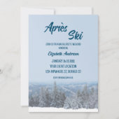 Snowy Mountain Forest Bachelorette Weekend 招待状 (正面)