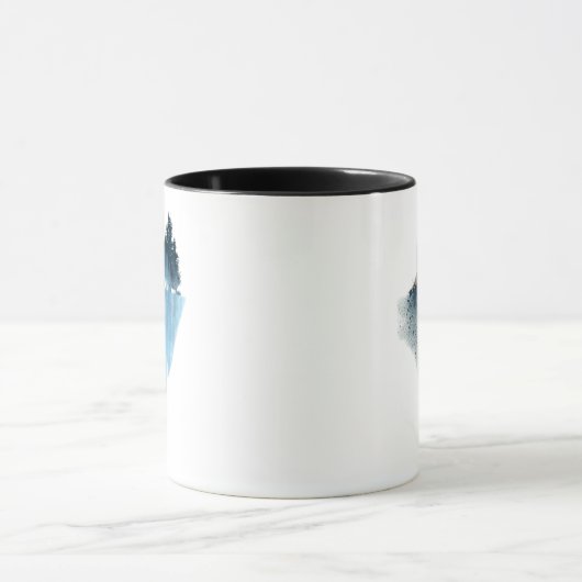 Snowy Mountain Landscape マグカップ (中央)