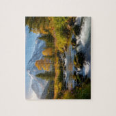 Snowy Mountain Stream Landscape Puzzle ジグソーパズル (縦)