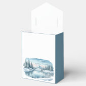 Snowy Mountain Winter Lake Wedding  フェイバーボックス (オープン)