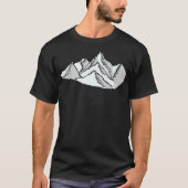 Snowy Mountains Active Tシャツ (正面)