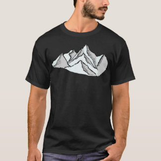 Snowy Mountains Active Tシャツ
