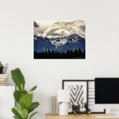 Snowy Mountains : Lake Tekapo : New Zealand Poster ポスター (ホームオフィス)