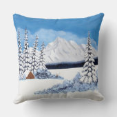 Snowy Mountains Large クッション (裏面)