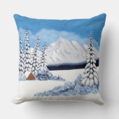 Snowy Mountains Large クッション (正面)