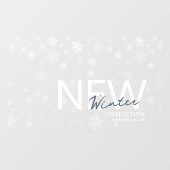 Snowy New Winter Collection ウィンドウサイン (シート)