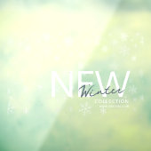 Snowy New Winter Collection ウィンドウサイン (シート3)