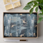 Snowy Night Deer Field 薄葉紙 (ギフト)