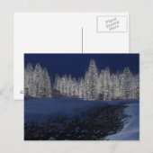 Snowy Night Postcard ポストカード (正面/裏面)
