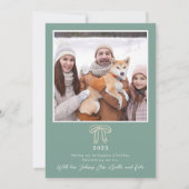 Snowy Ornament Christmas Card 招待状 (裏面)