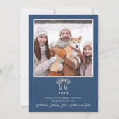 Snowy Ornament Christmas Card 招待状 (裏面)