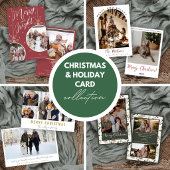 Snowy Ornament Christmas Card 招待状