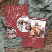 Snowy Ornament Christmas Card 招待状