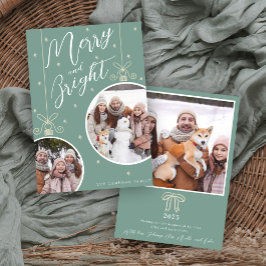 Snowy Ornament Christmas Card 招待状